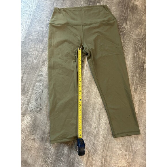IAB MFG Leggings Womens Size 10 Large I am Becoming Activewear Olive Green - Picture 6 of 9